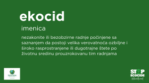 Zakon o Ekocidu - definicija